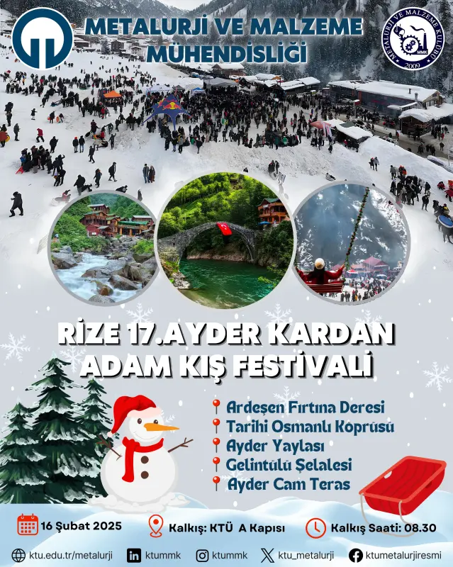 Rize Ayder Kardan Adam Festivali
